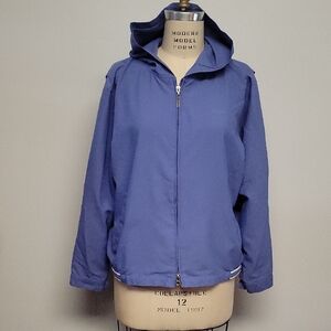 Izod Cornflower Blue Jacket With Hood